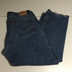 Vintage Levi's 501 Original Fit Mens Jeans Size 40x30 Button Fly Distressed
